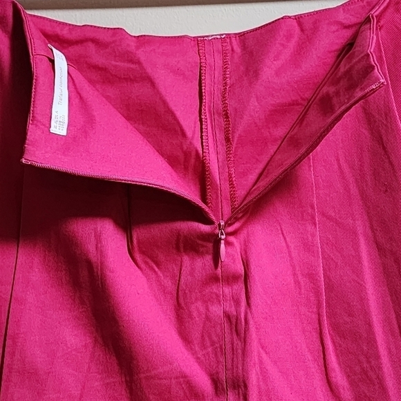 Zara skorts mini skirt with side pockets color pink - Picture 5 of 7